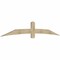 Ekena Millwork Bellingham Rough Sawn Timber Gable Bracket, Douglas Fir, 108"W x 18"H x 2"D x 6"F, 4/12 Pitch GBW108X18X0206BEL00RDF - alternate 3